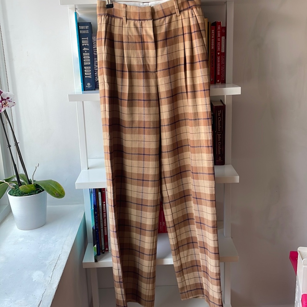 Aritzia 70’s plaid Wilfred pants